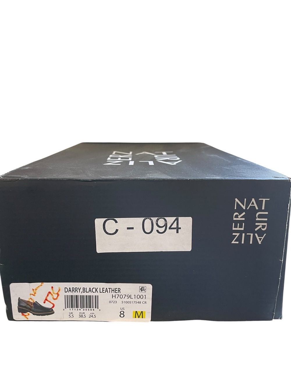 Naturalizer Darry Lug Black Leather Chunky Sole Loafers Size 8 NEW - Picture 14 of 14